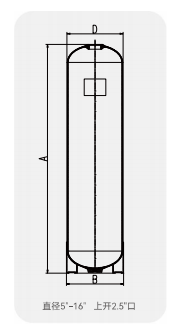 FRP Tank with 2.5" Top Opening 1054
