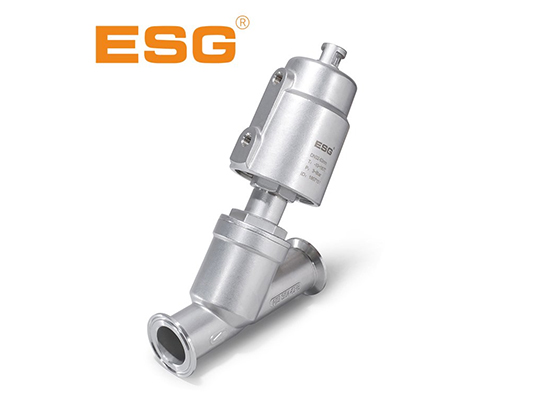 100 Series Pneumatic Angle Seat Valve
