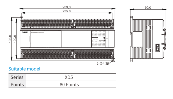 PLC Sandard type XD3-60R/T/RT