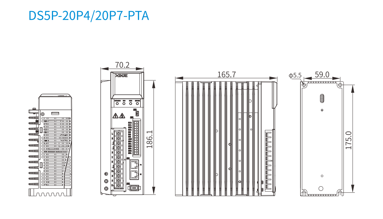 General servo drive DS5C-21P5-PTA 1.5w