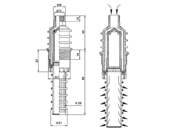 Water distributor VB-1