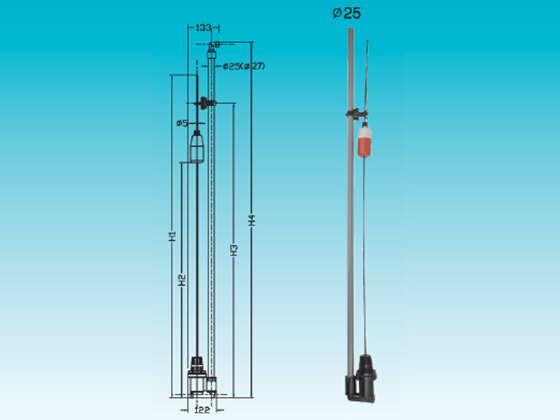 Brine Valve/Brine well 454-2(Pipe diameter Φ 25)
