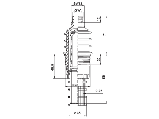 Water distributor VB-2-B