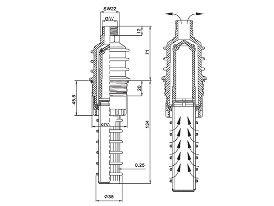 Water distributor VB-2-A