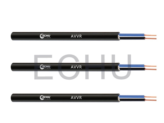  AVVR（True Dimension）0.2*3C：Sheathed Cable  for Electrical Installation