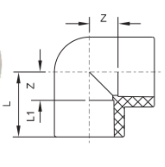 90°Elbow(SocxSoc)  8010070039 DN(MM) 32