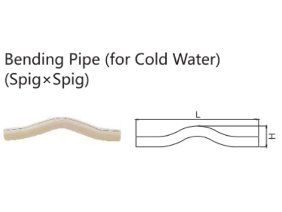 Bending Pipe (for Cold Water)(spig *spig) 8010070461 DN(MM)   25