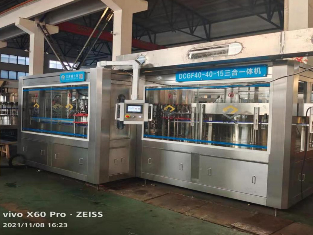 BY-XGF-40-40-15 24000BPH PET Bottle Washing, Filling, and Capping Machine for Mineral Water