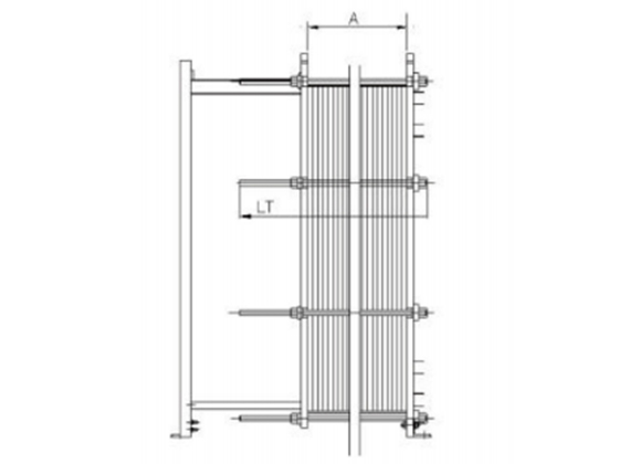 LTG100 model heat exchanger