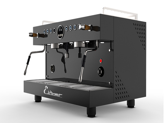  AMALFI  Commercial Coffee Machine with Steaming - EST300（BACK-BLACK）