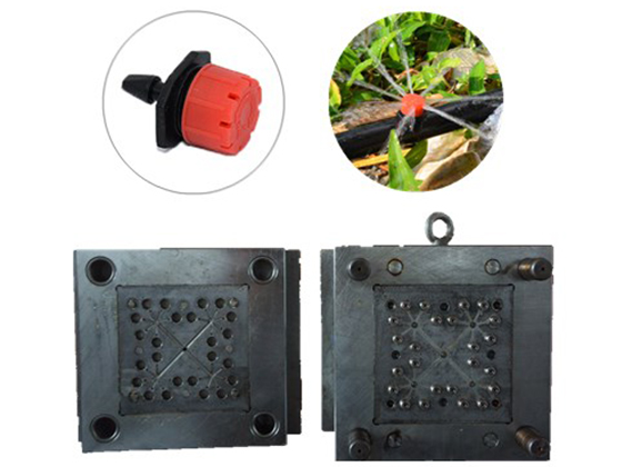 Red adjustable dripper mould plastic injection---S136