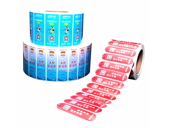 Pure water self-adhesive label