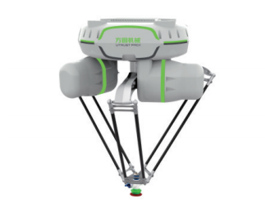 Delta Robots (Bags or Bottles Pick and Place before Box Up)