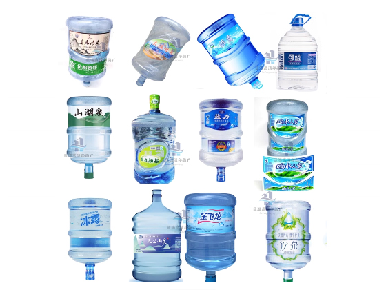 18.9-liter drinking water self-adhesive label