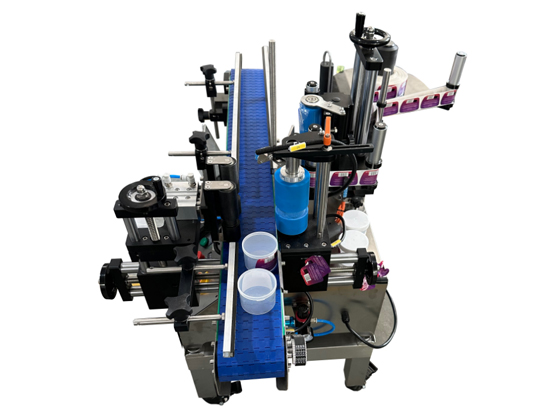 Desktop round bottle labeling machine