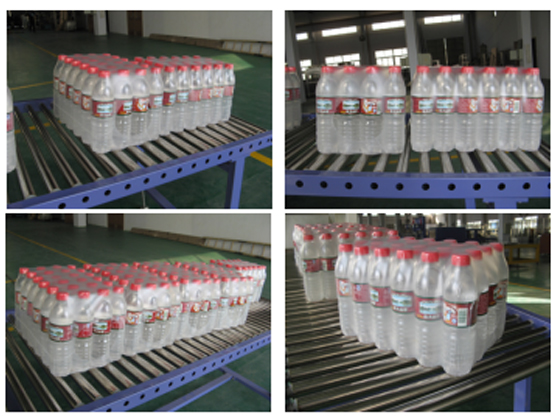 WD-350A Automatic Linear Packing Machine Plastic Film Bottle Shrink Wrapping Machine