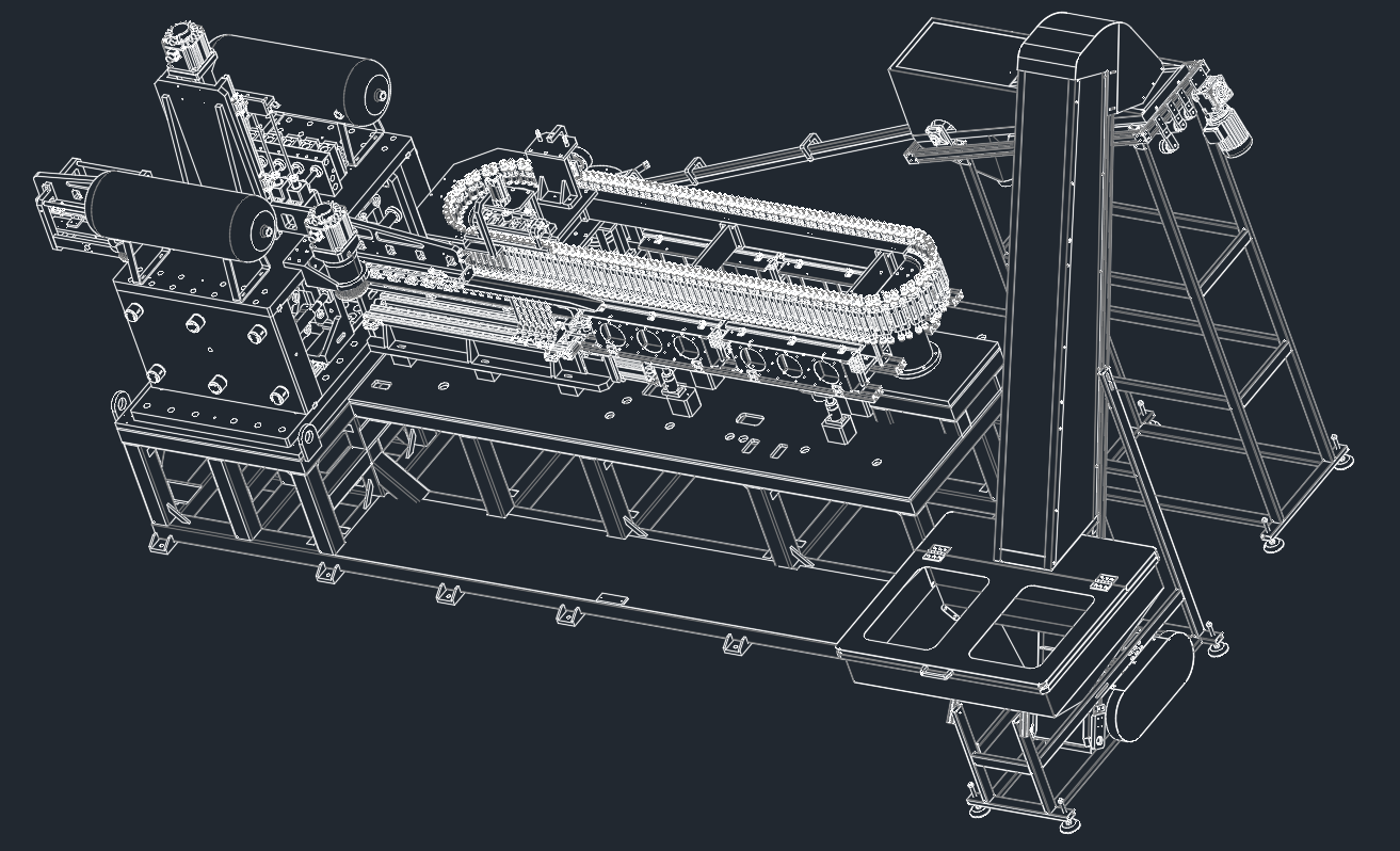 Variable pitch blow molding machine 6 cavity JCR-6US