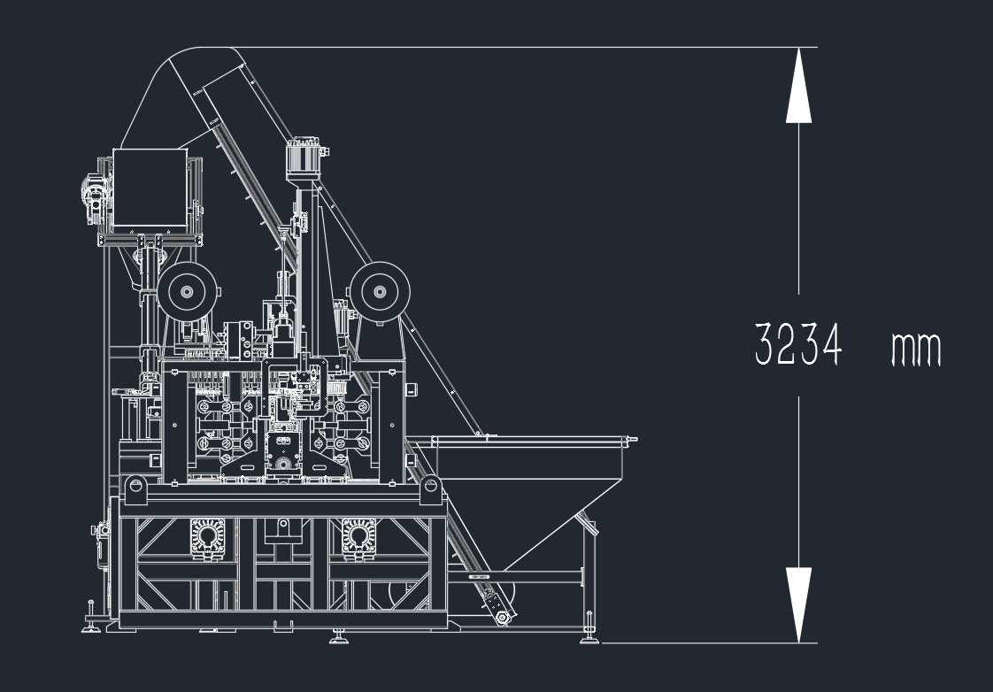 Variable pitch blow molding machine 6 cavity JCR-6US