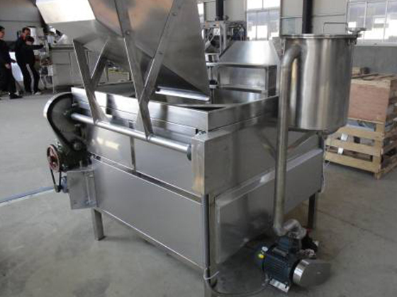 Peanut Deep Frying Pan Cashew Batch Frying Machine