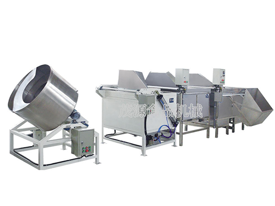Peanut Deep Frying Pan Cashew Batch Frying Machine