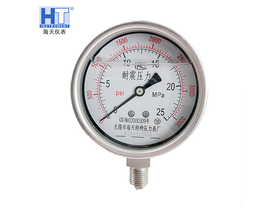 Customized YN Series Anti-Vibration Pressure Gauges