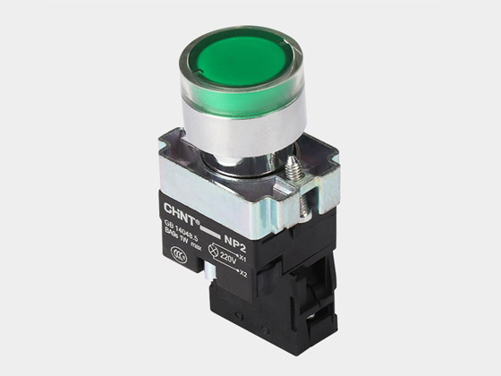NP2-BW3361 24V LED Green Normally Open
