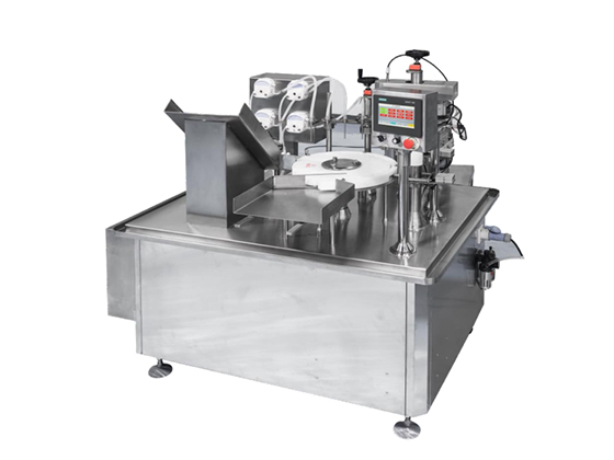 Plastic bottle oral liquid filling and capping machine
