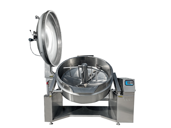 YL-SRZKG-130---Downward stirring tilting two way vacuum pot(gas)