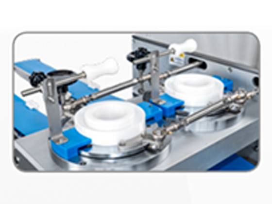 Double flower pinching machine