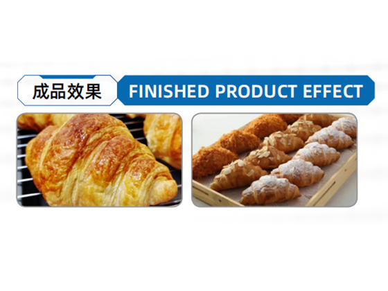 Laminated puff pastry production line