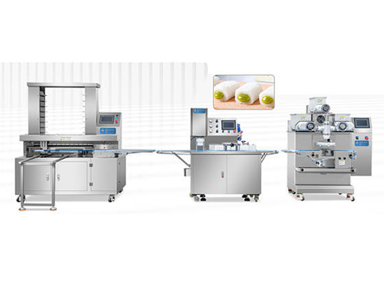 Stuffing and forming production line