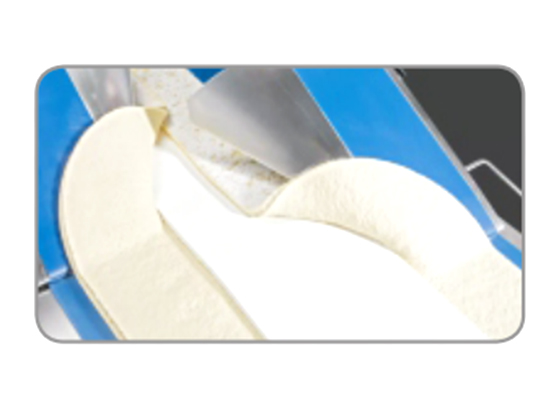 Laminated puff pastry production line