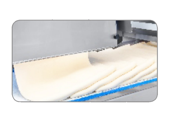 Laminated puff pastry production line