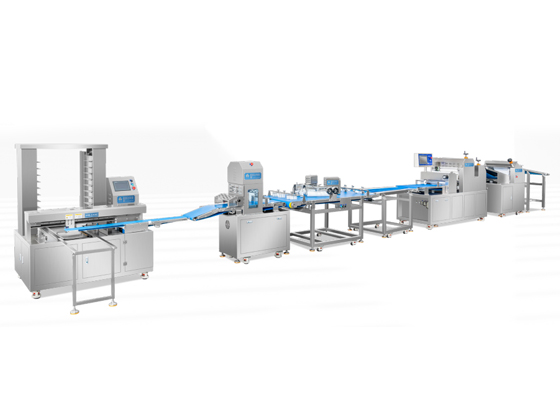 Multi-channel bread production line