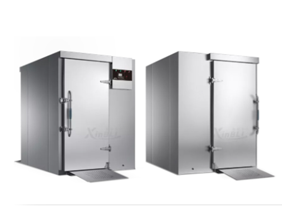 Pass-through single-pusher trolley quick-freezing cabinet   BL-TDE40T1