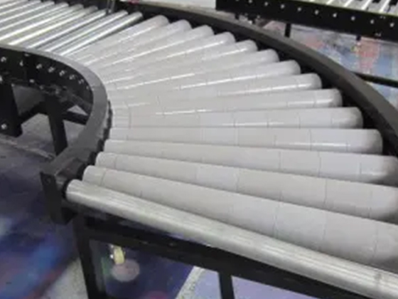Plastic Roller Curved Conveyor