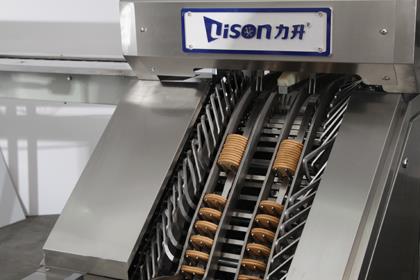 Automatic Biscuit Sandwiching Machine with High-Speed Cream Filling & Packaging