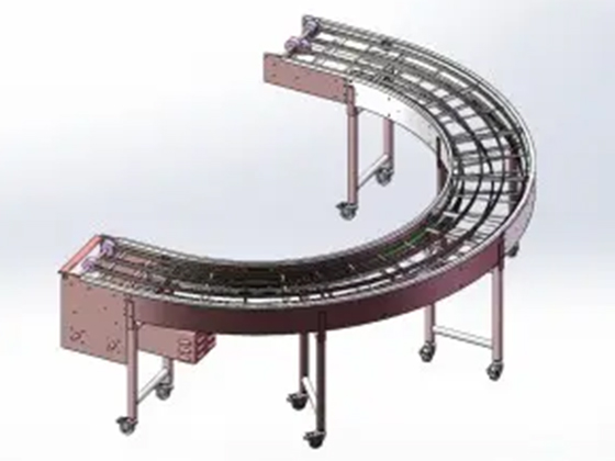 Straight and curved conveyor modular Belt Conveyor 