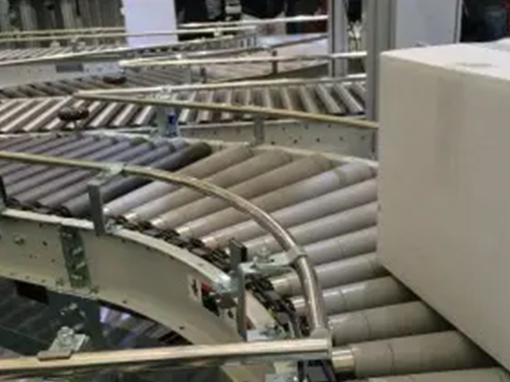 Plastic Roller Curved Conveyor