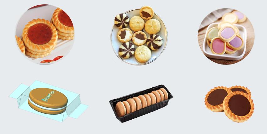 DM8 Automatic Chocolate & Jam Biscuit Depositing Machine - High-Speed Topping System 