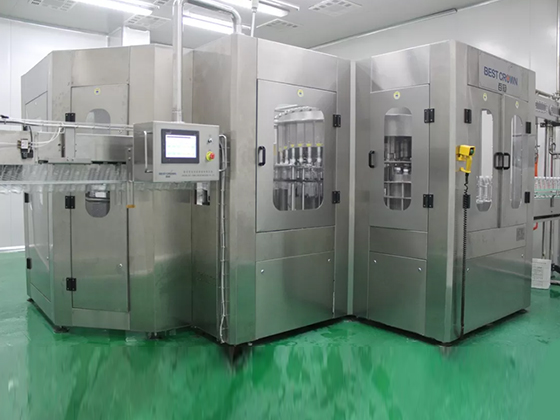 72 Filling Valve 45000BPH Bottled Water Filling Machines--DGY18