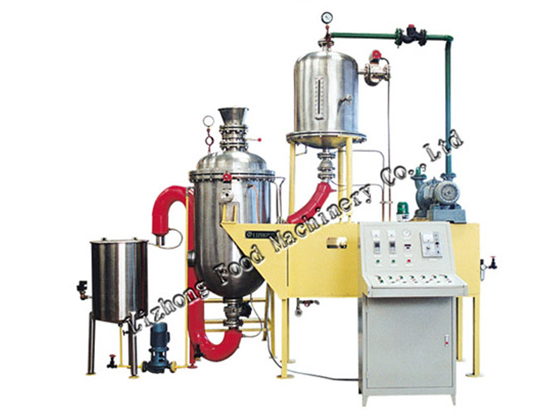 Full-automatic continuous vacuum sugar off gassing stir pot QZCJ-50A