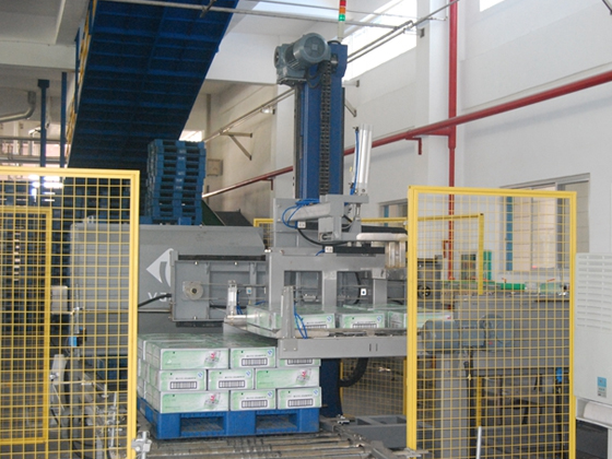 Single Column Robot Palletizer