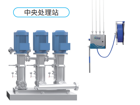 Central cleaning system