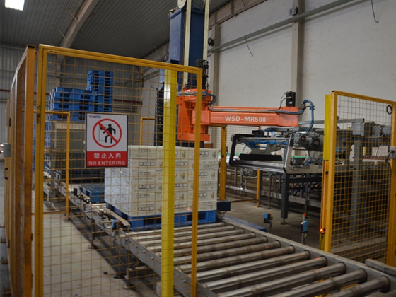 Single Column Robot Palletizer