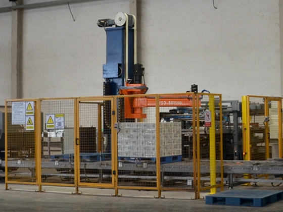 Single Column Robot Palletizer