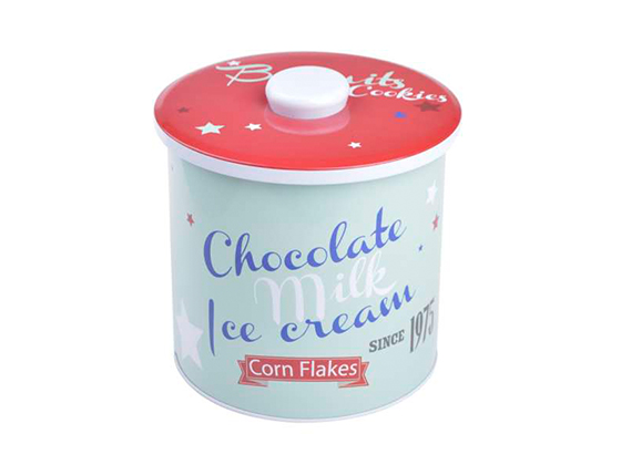 Chocolate tin box