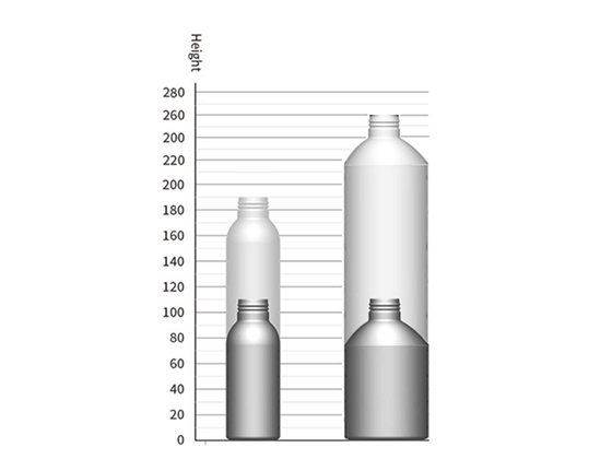 Aluminium Bottle with Screw Threads---60ML