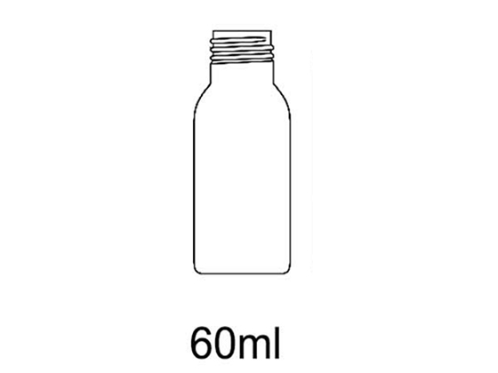 Aluminium Bottle with Screw Threads---60ML