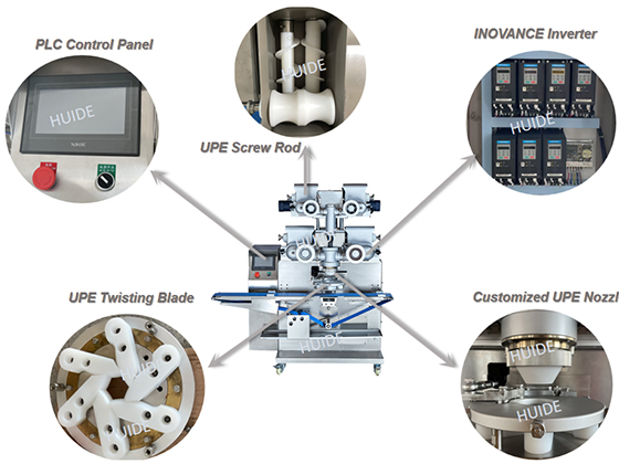 2 Hoppers Automatic Encrusting Machine for Mochi/Daifuku